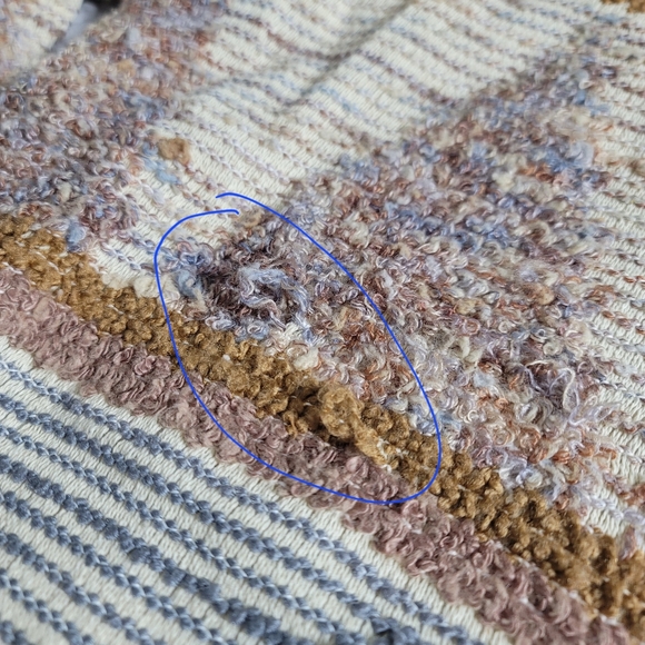 Vintage 80s Allen Wah Men's Sweater Size Large Tall Abstract Grandpacore - Picture 4 of 6